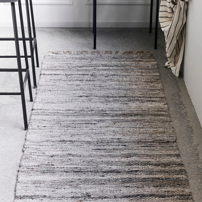 House Doctor Rug, Hafi, Grey/Brown-L: 200 cm, W: 80 cm