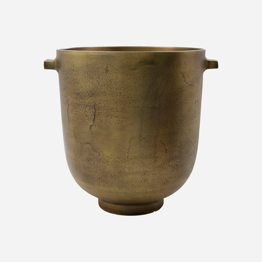 Talo-lääkäri Herb Pot, FoEM, Antique Brass-H: 28 cm, Dia: 25 cm