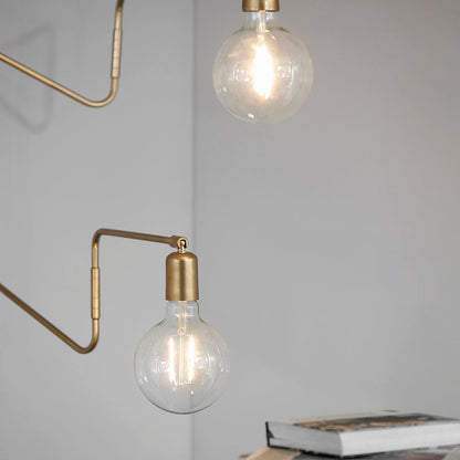 House Doctor - LED -päärynä, selkeä sisustus, valmis - L: 17,5 cm, Dia: 12,5 cm