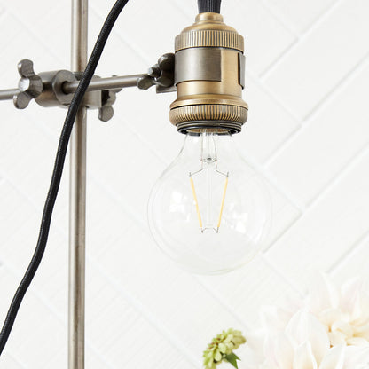 Talo -lääkäri - LED -päärynä, selkeä sisustus - L: 10 cm, Dia: 8 cm