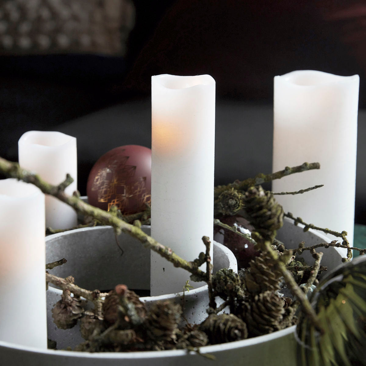 Talo -lääkäri - valo, LED, valkoinen - H: 20 cm, Dia: 5 cm