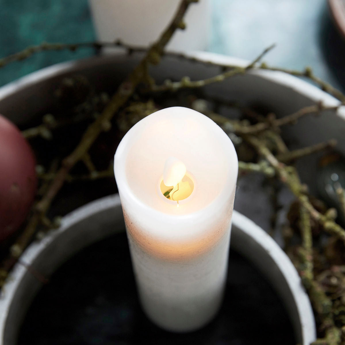 Talo -lääkäri - valo, LED, valkoinen - H: 20 cm, Dia: 5 cm