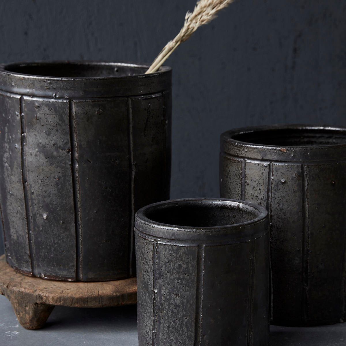 Talo -lääkäri - yrttipot, Julian, Brown - H: 20 cm, dia: 18 cm