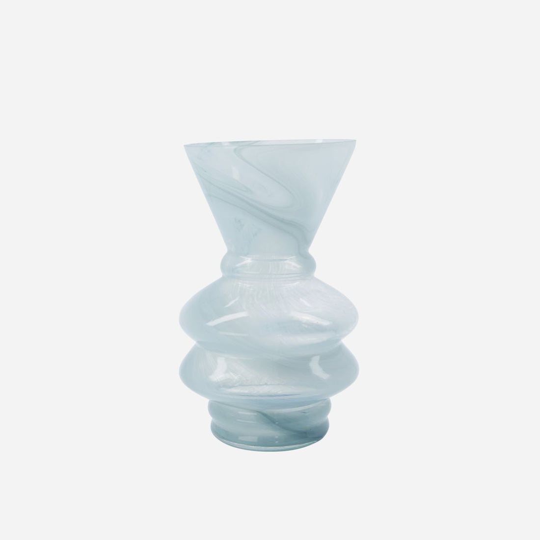 House Doctor-Vase, Viel, Blå-H: 25 cm, Dia: 16 cm