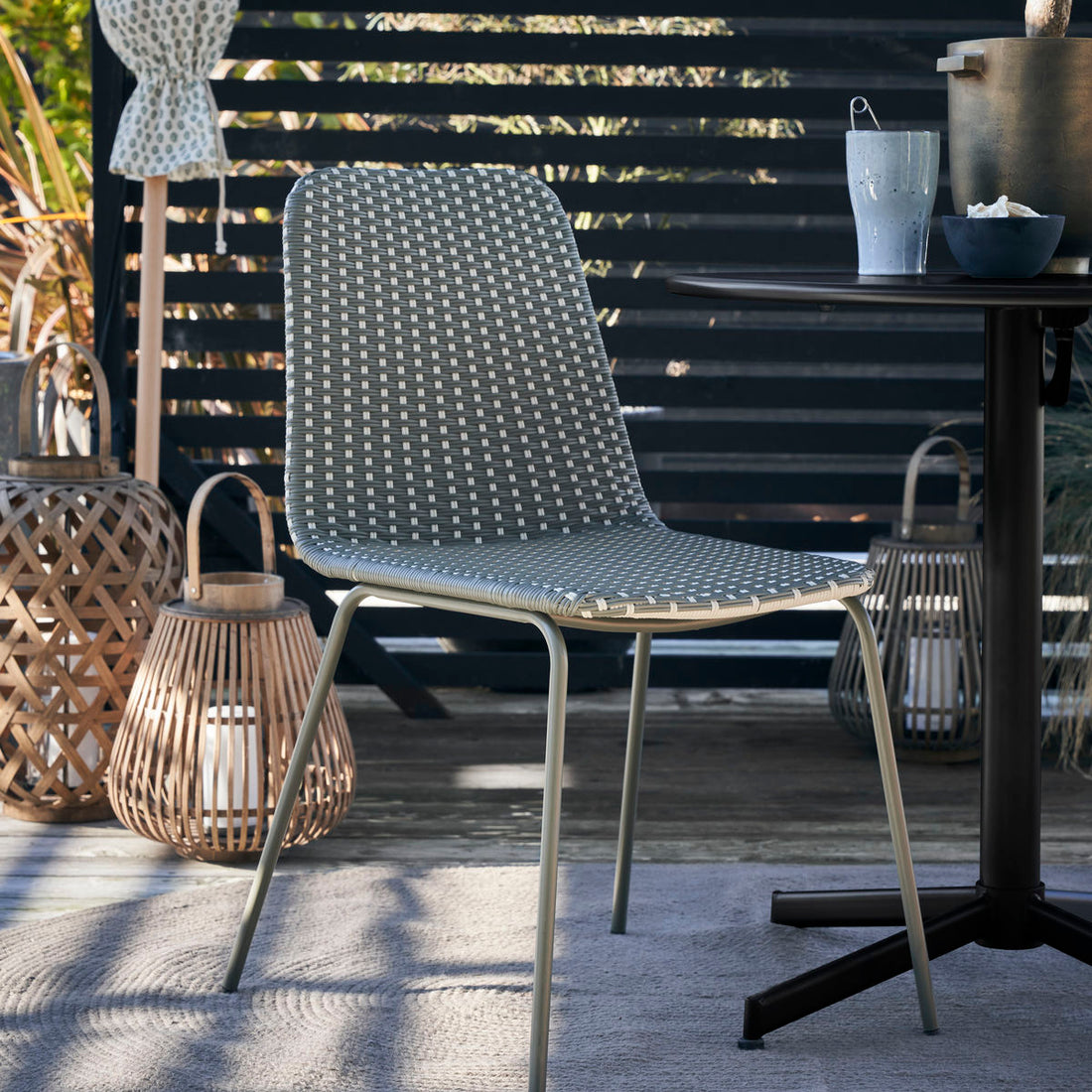 Talo-lääkärin tuoli, Bast, Green-L: 55 cm, W: 48,8 cm, H: 82 cm