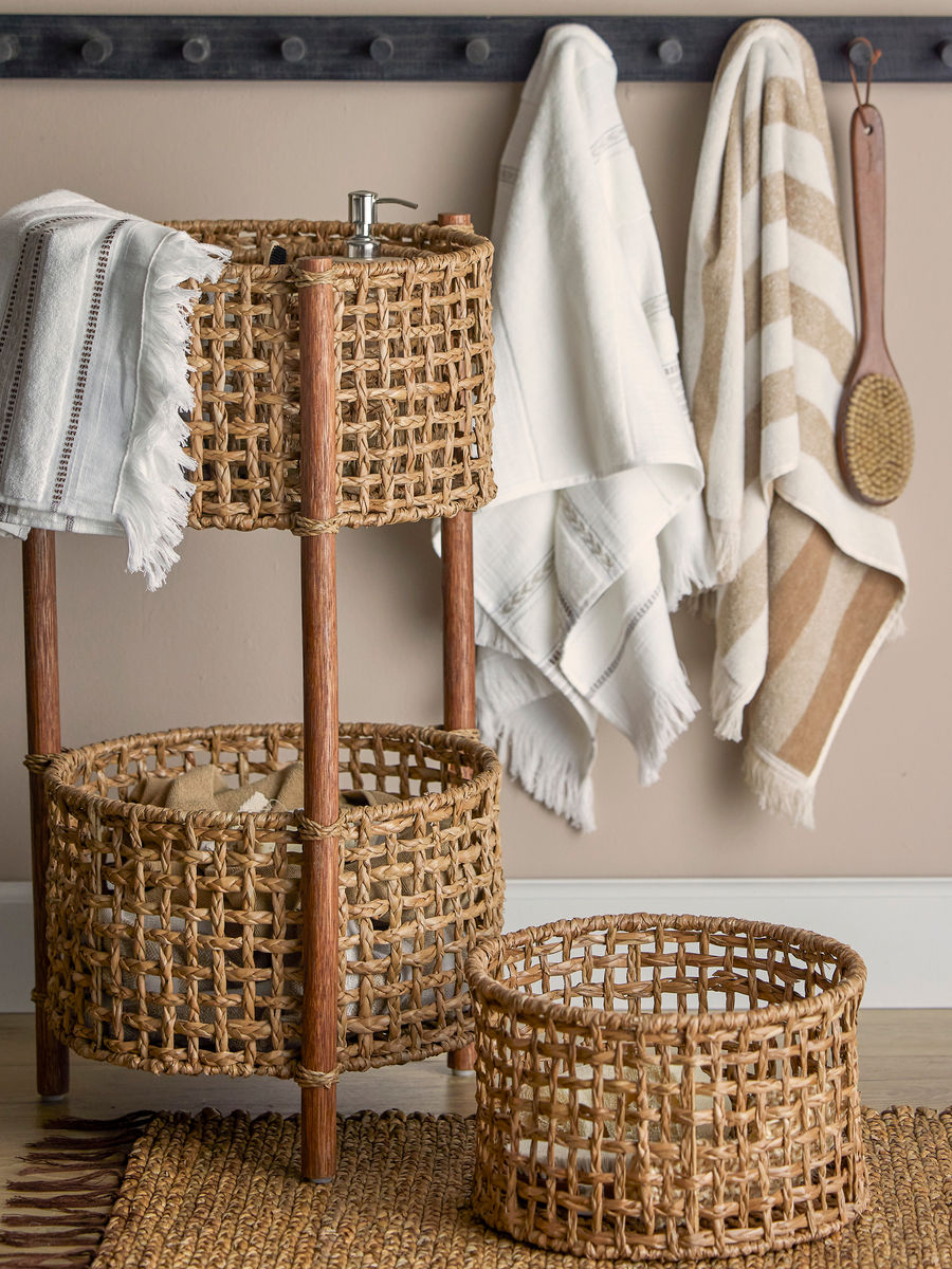 Bloomingville Elaia -pyyhe, ruskea, puuvilla