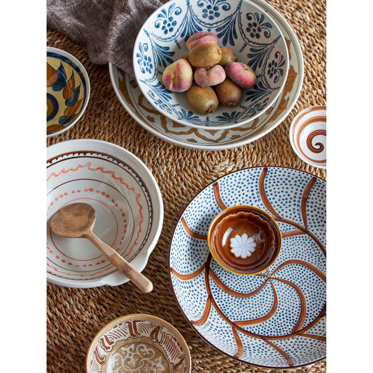 Bloomingville Heikki Bowl, Blå, Stentøj - Bloomingville - DesignGaragen.dk