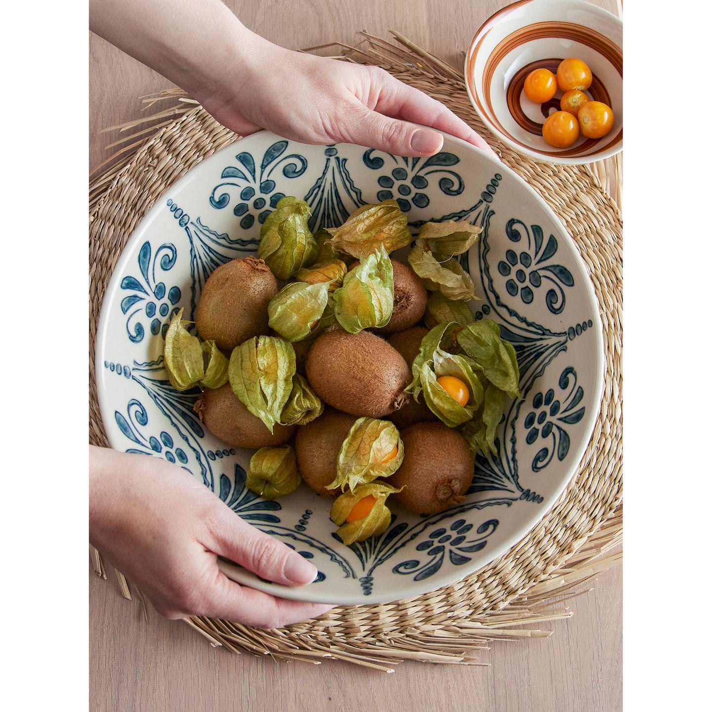 Bloomingville Heikki Bowl, Blå, Stentøj - Bloomingville - DesignGaragen.dk