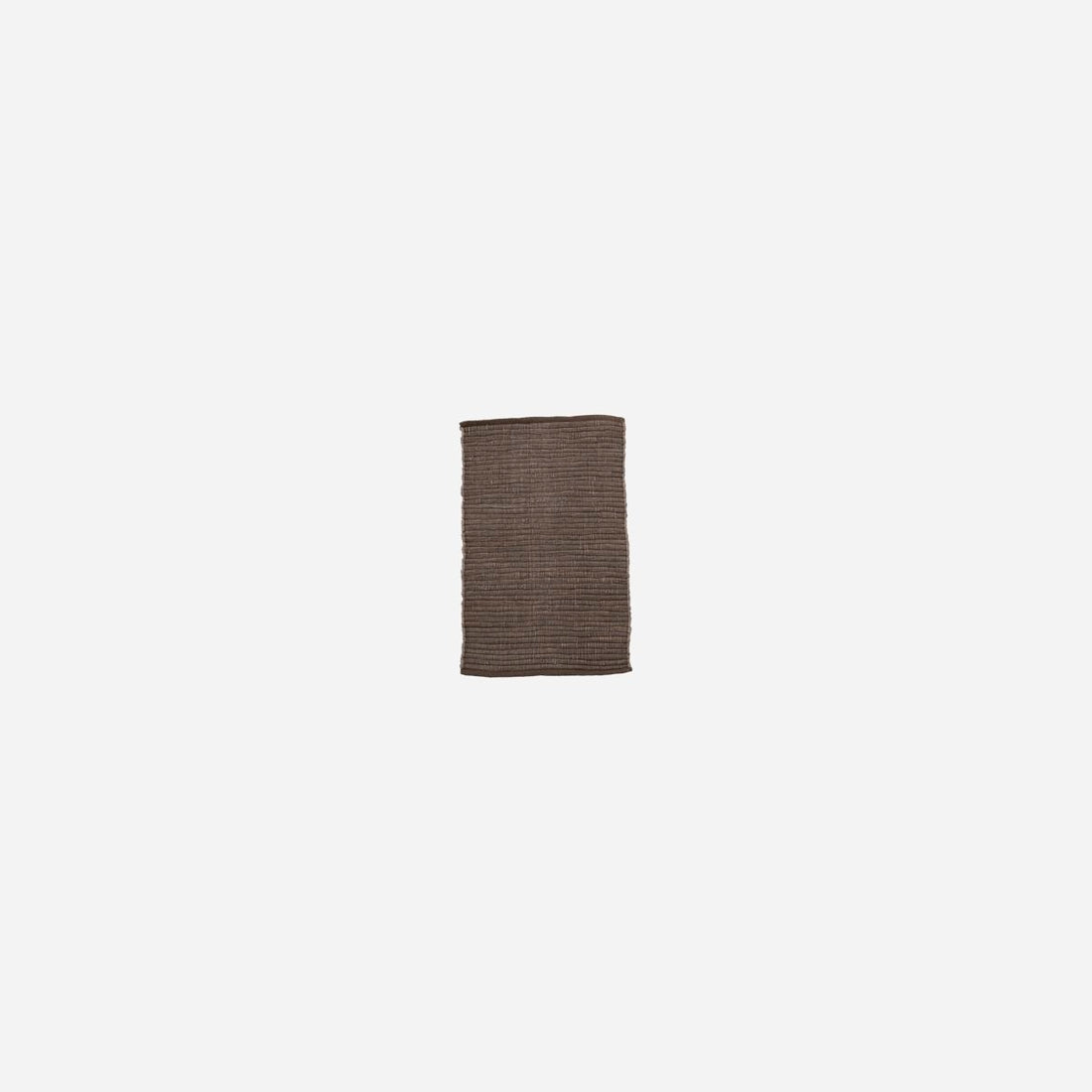 House Doctor Rug, Chindi, Brown-L: 90 cm, W: 60 cm