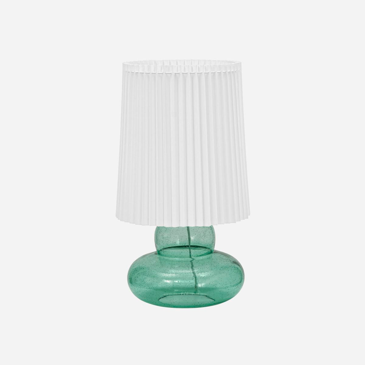 House Doctor Table Lamp Incl. Lampunvarjostin, Ribe, Green-H: 55 cm, Dia: 27,5 cm