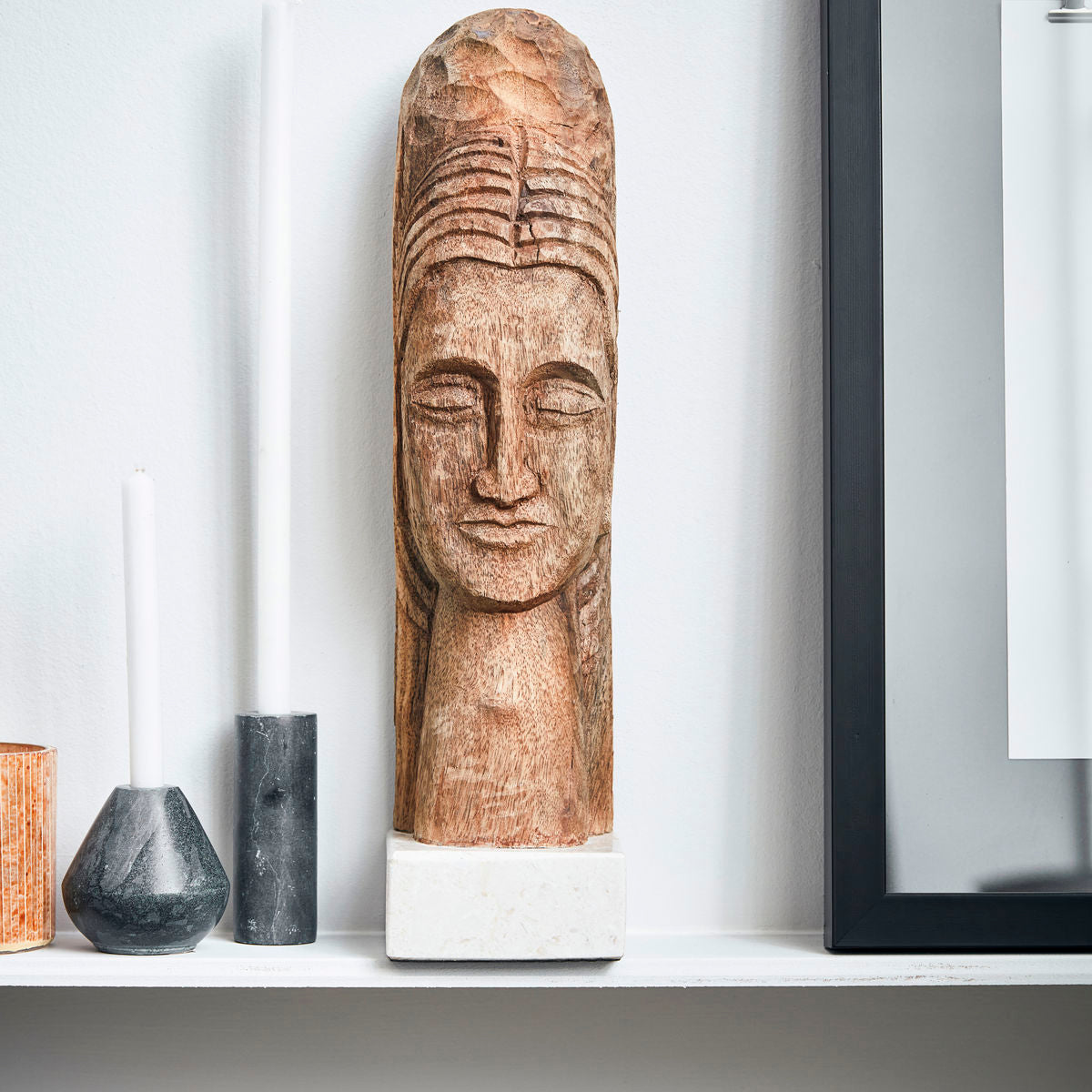 House Doctor - Taideteos, Mindful, Natural - leveys: 9 cm, K: 36 cm