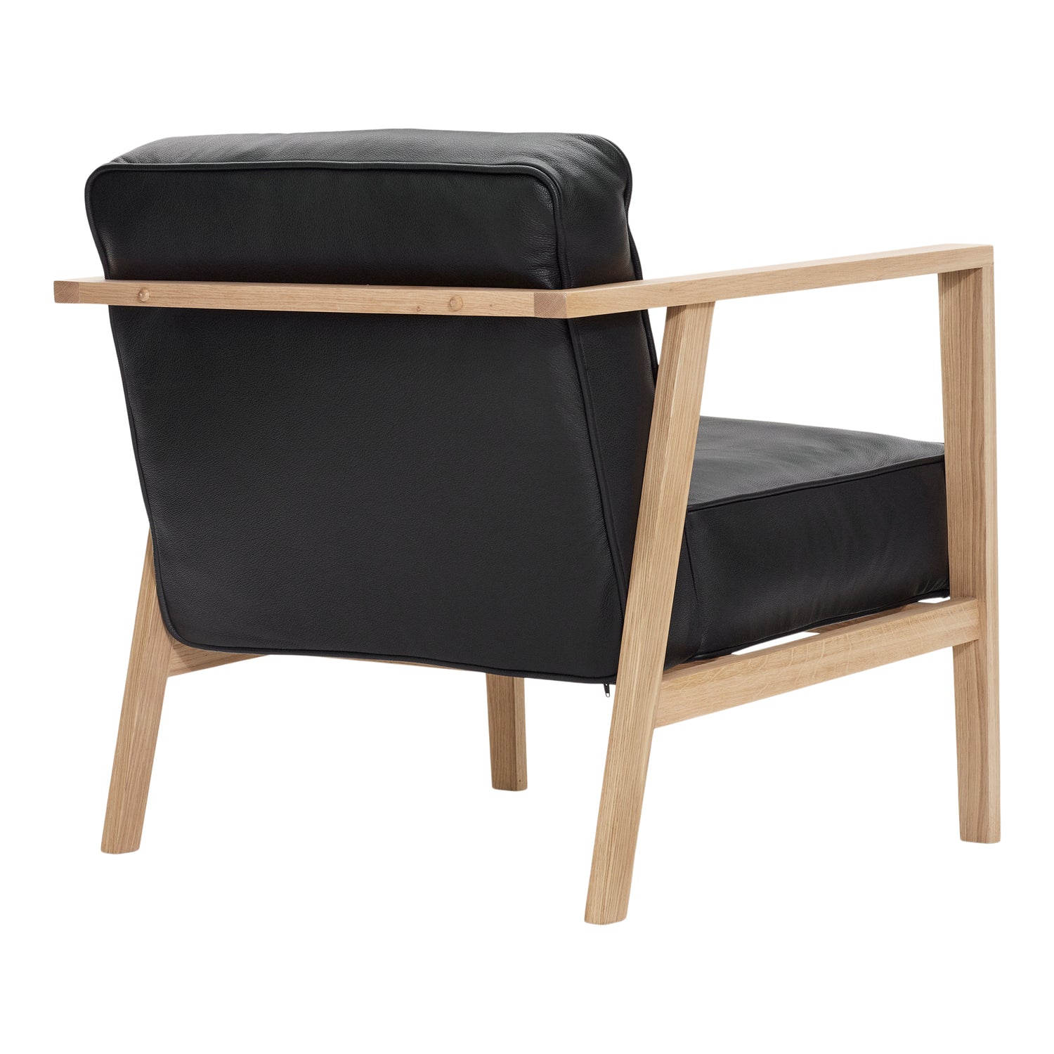 Andersen Furniture - LC1 Lounge -tuoli - Musta nahka/runko tammessa