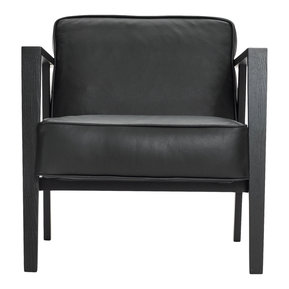 Andersen Furniture - LC1 Lounge -tuoli - Musta nahka/kehys mustalla lakattuna