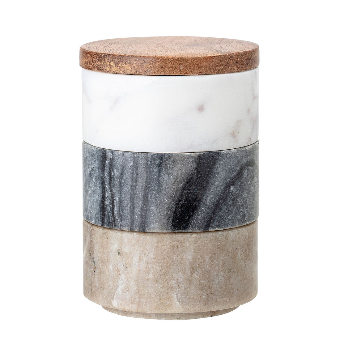 Luova kokoelma Mael Pot w/kansi, valkoinen, marmori