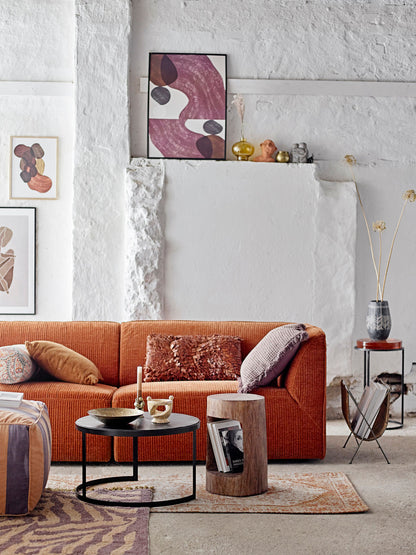 Bloomingville Yoselin Illustration med ramme, Sort, Fyr - Bloomingville - DesignGaragen.dk