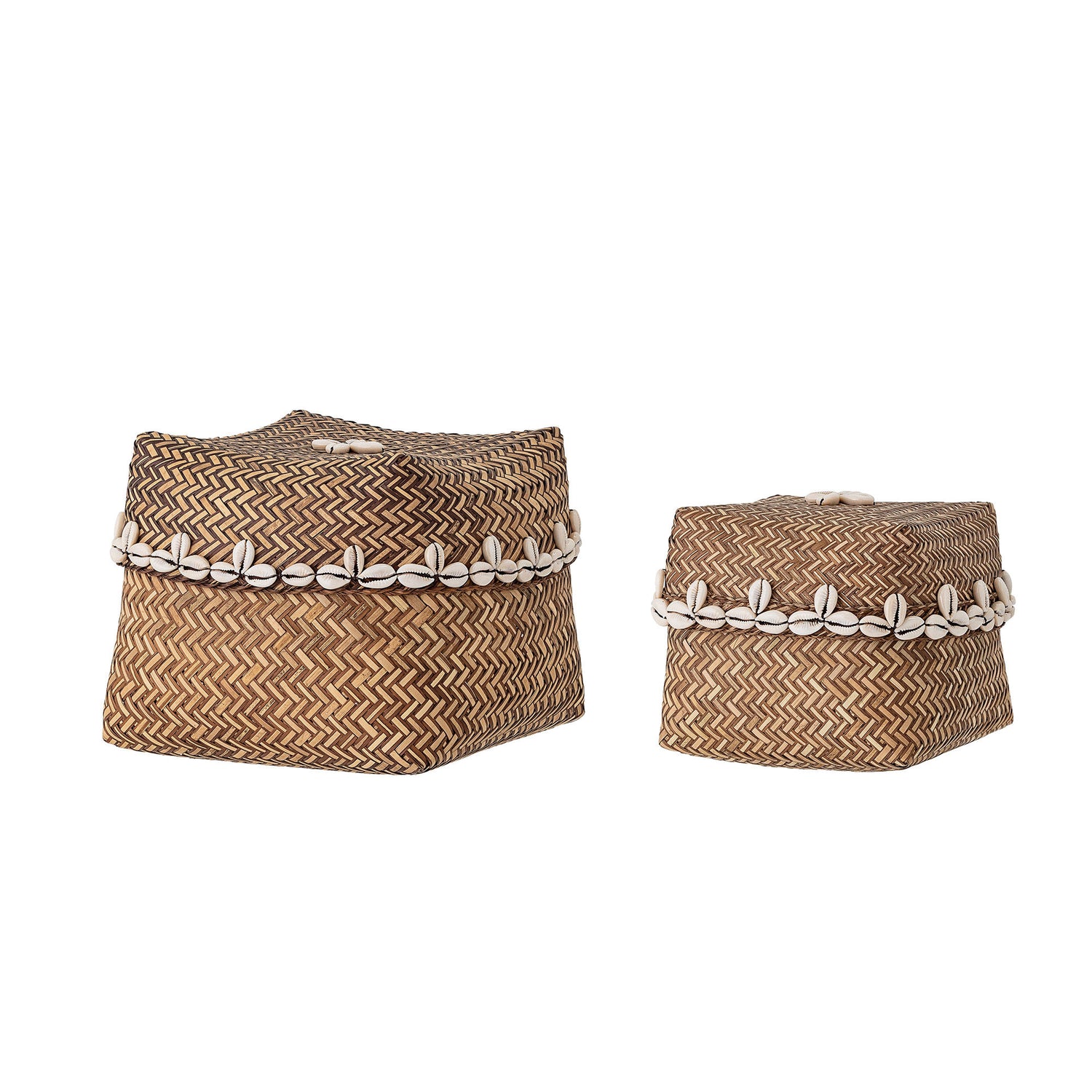 Bloomingville Seval Basket W/kansi, luonto, bambu