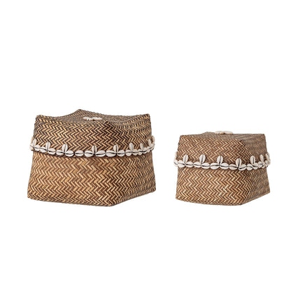 Bloomingville Seval Basket W/kansi, luonto, bambu