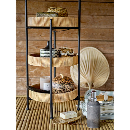 Bloomingville Seval Basket W/kansi, luonto, bambu