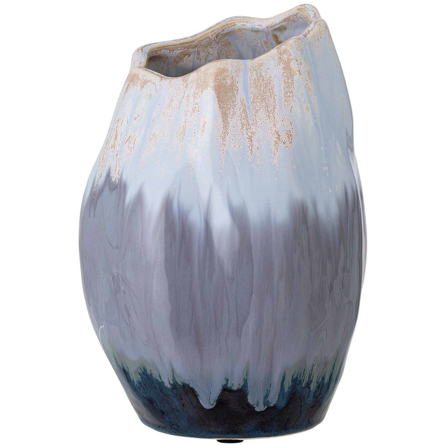 Bloomingville Jace Deco maljakko, Blå, Keramik
