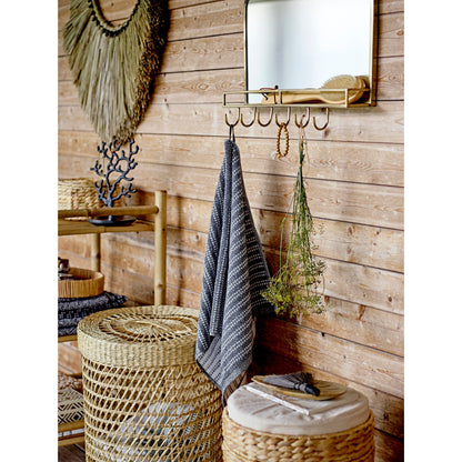 Bloomingville Shona Basket W/kansi, luonto, Vandhyacinth