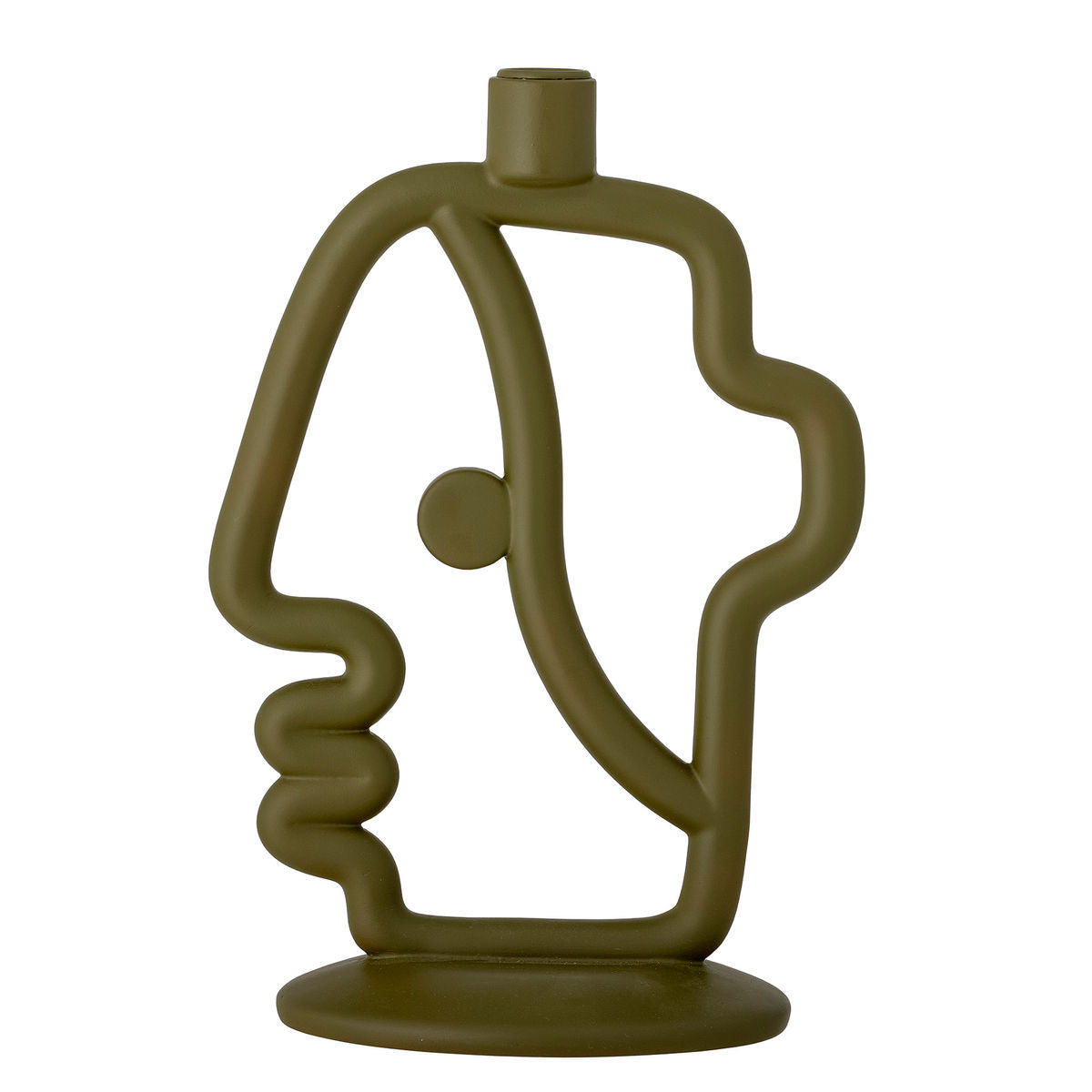 Bloomingville Flavie Lysestage, Grøn, Polyresin - Bloomingville - DesignGaragen.dk