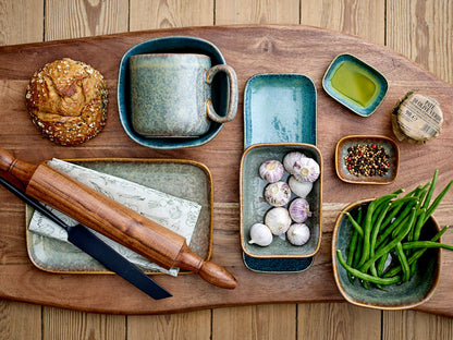 Bloomingville Aime tarjoilee ruokaa, vihreää, kivivarusteita