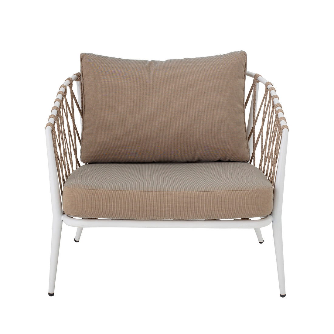 Creative Collection Cia Lounge Stol, Hvid, Metal - Creative Collection - DesignGaragen.dk