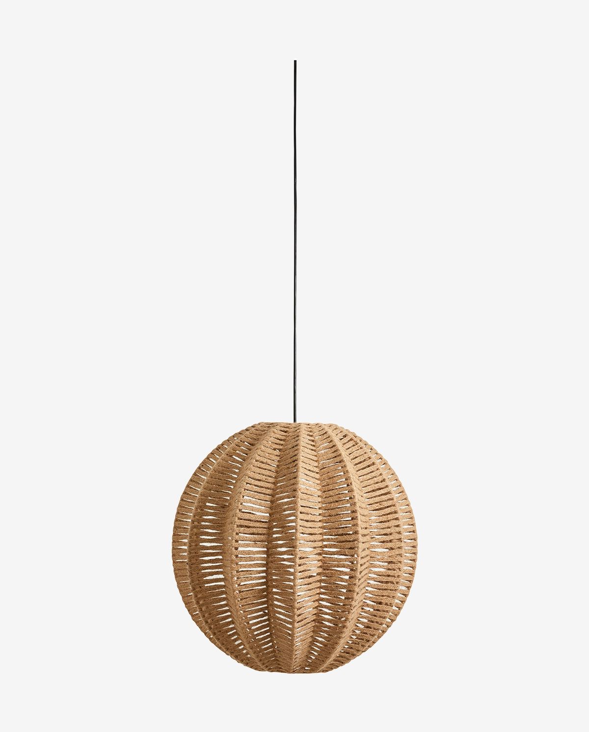 Juta -riipus juutissa - Ø45 cm - luonto