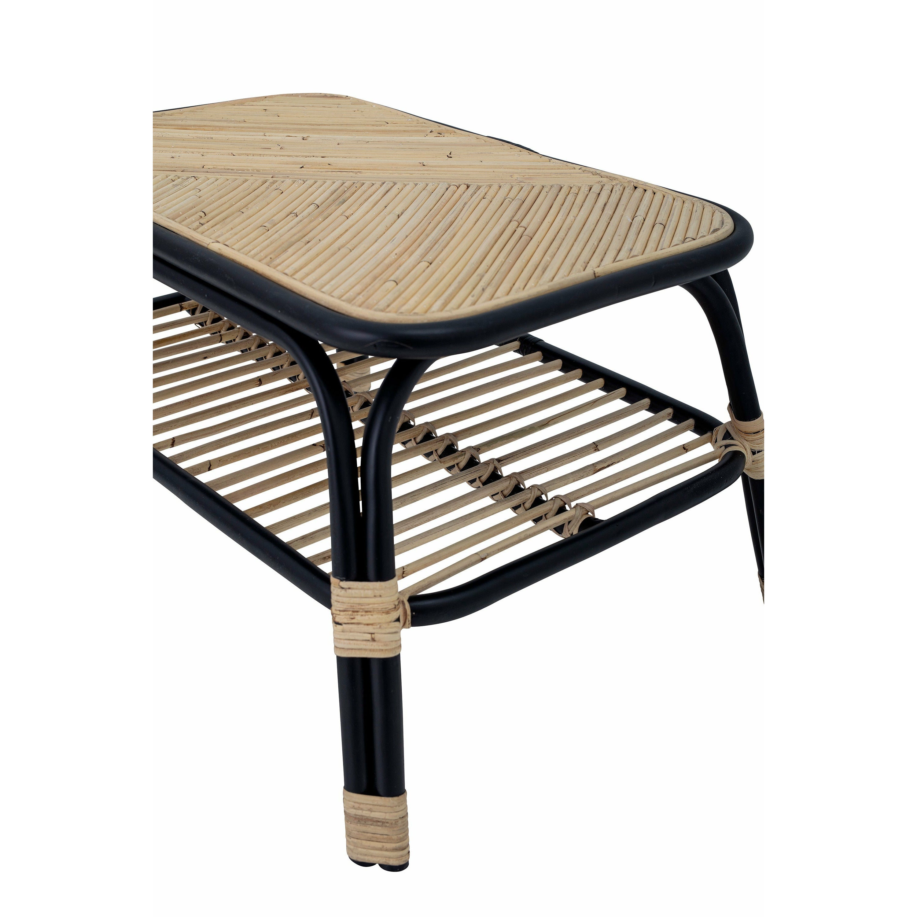 Bloomingville Bloomingville Loue Sidebord, Sort, Rattan - DesignGaragen.dk.