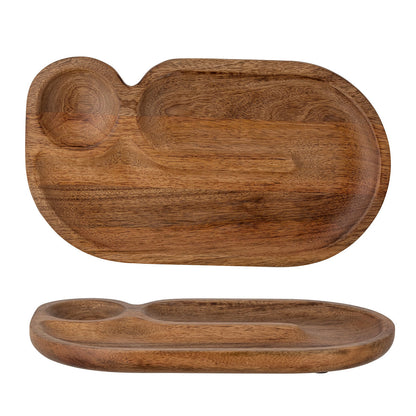 Luova kokoelma Saben tarjoiluastia, ruskea, mango