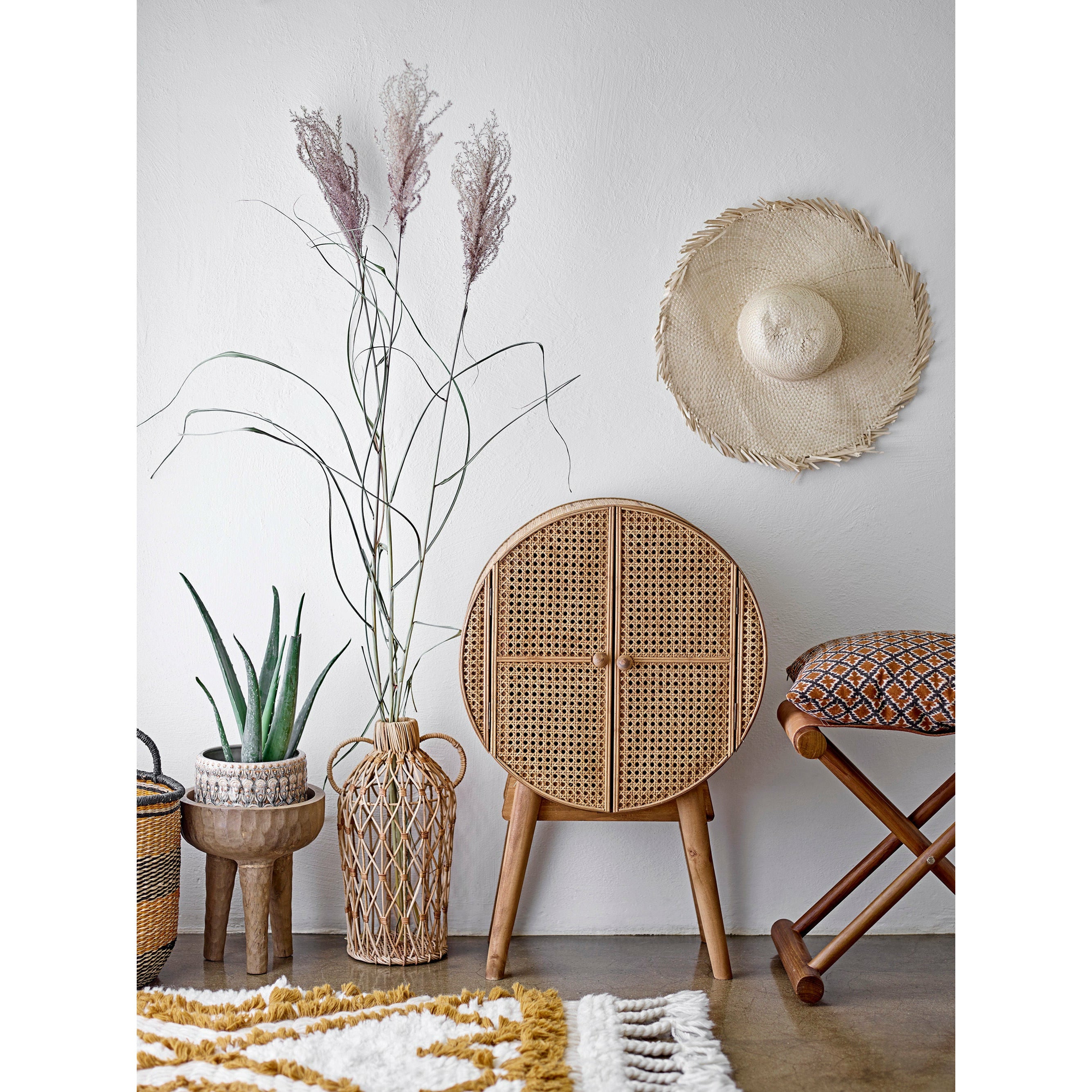 Bloomingville Otto Skab, Natur, Rattan - Bloomingville - DesignGaragen.dk