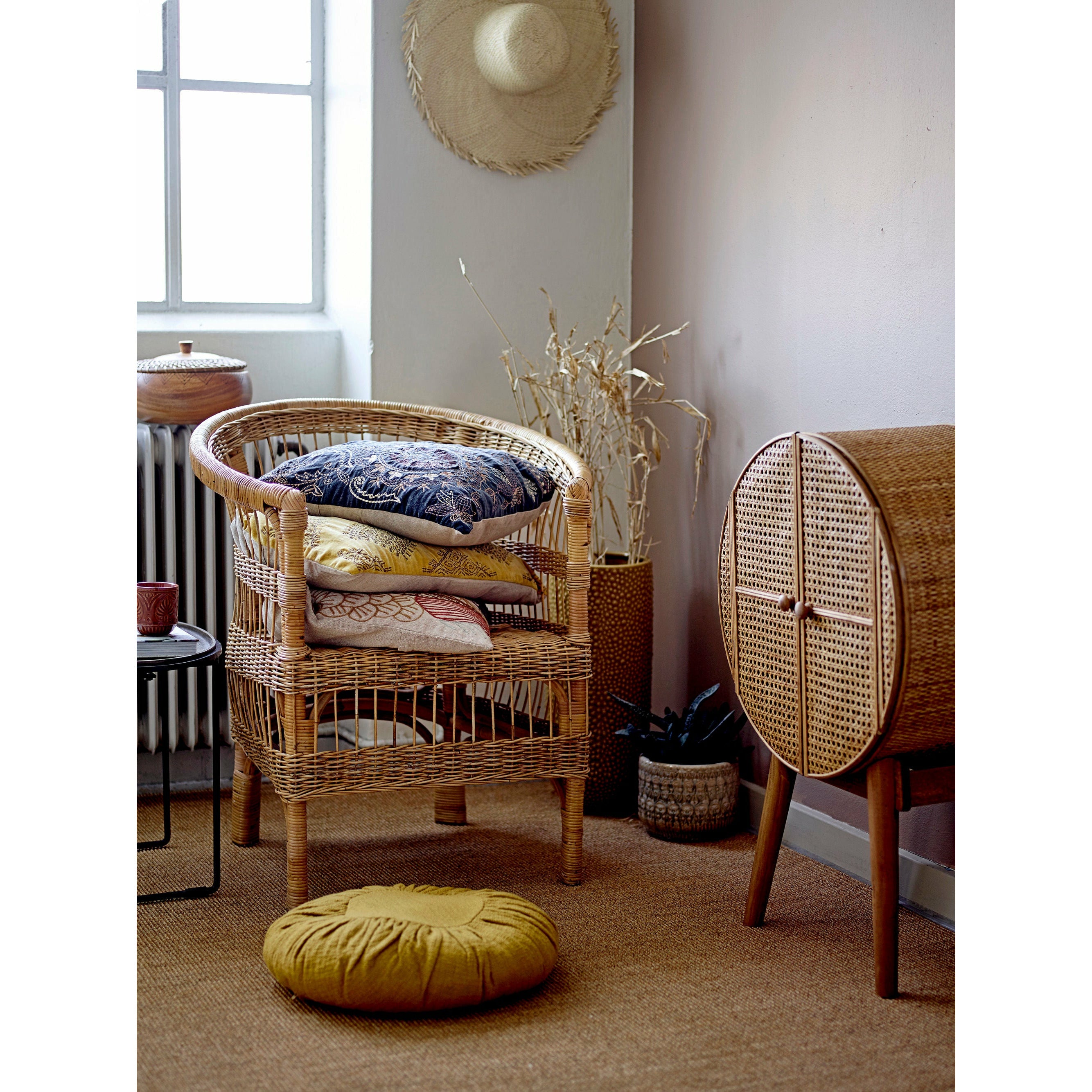 Bloomingville Otto Skab, Natur, Rattan - Bloomingville - DesignGaragen.dk