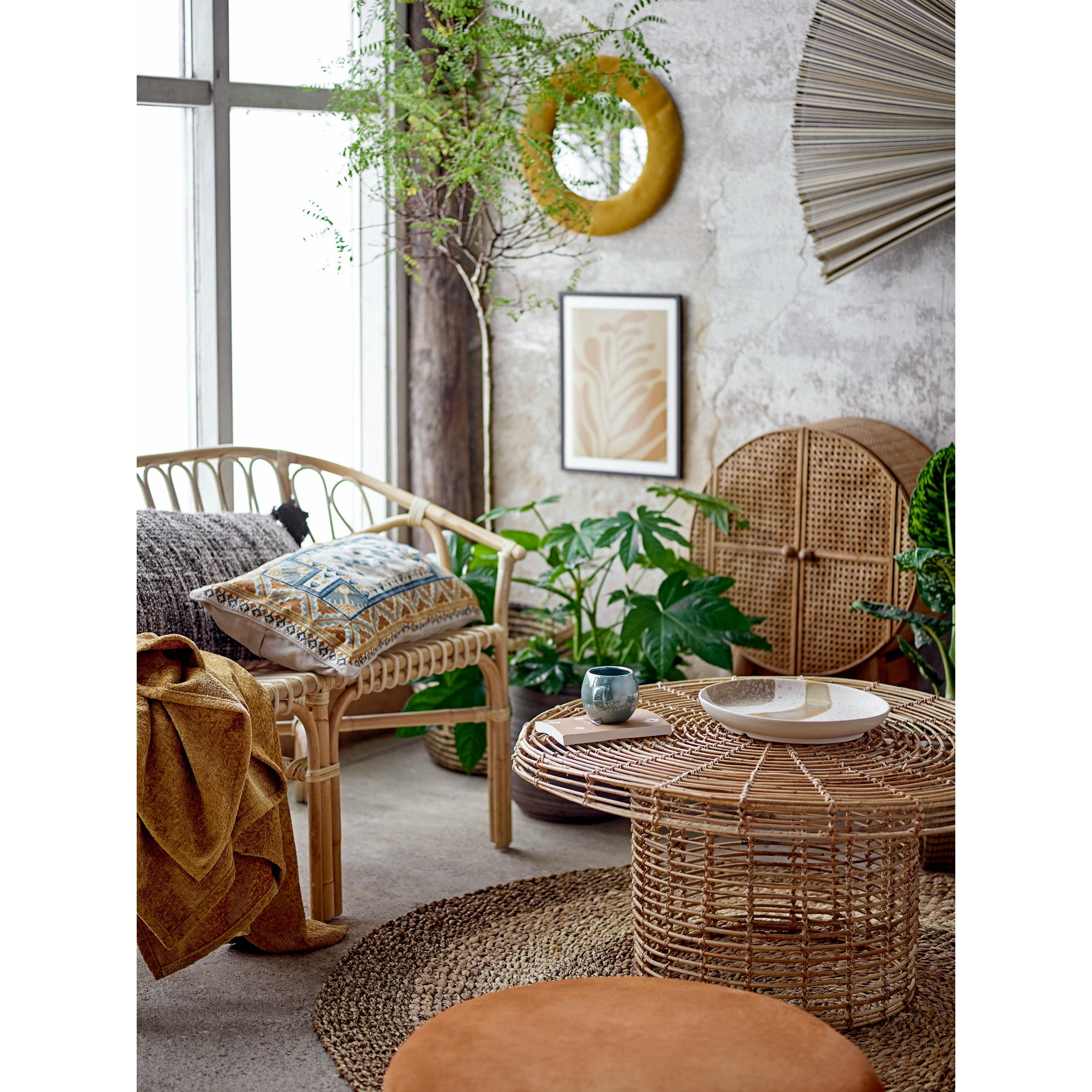 Bloomingville Otto Skab, Natur, Rattan - Bloomingville - DesignGaragen.dk