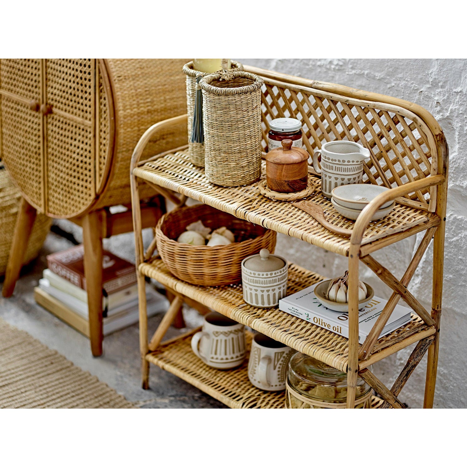 Bloomingville Otto Skab, Natur, Rattan - Bloomingville - DesignGaragen.dk