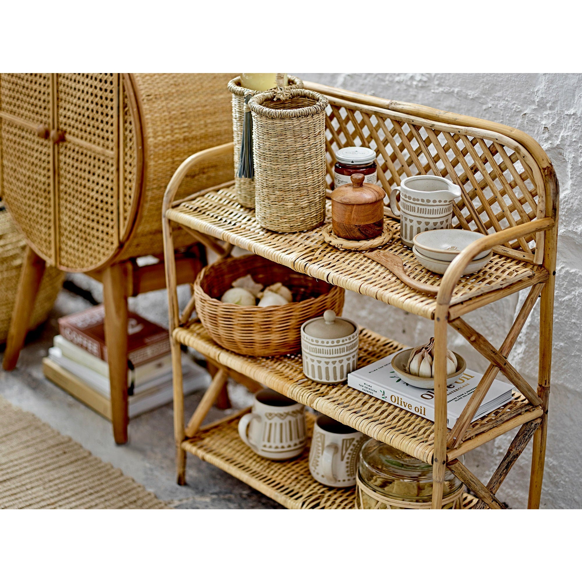 Bloomingville Otto Skab, Natur, Rattan - Bloomingville - DesignGaragen.dk