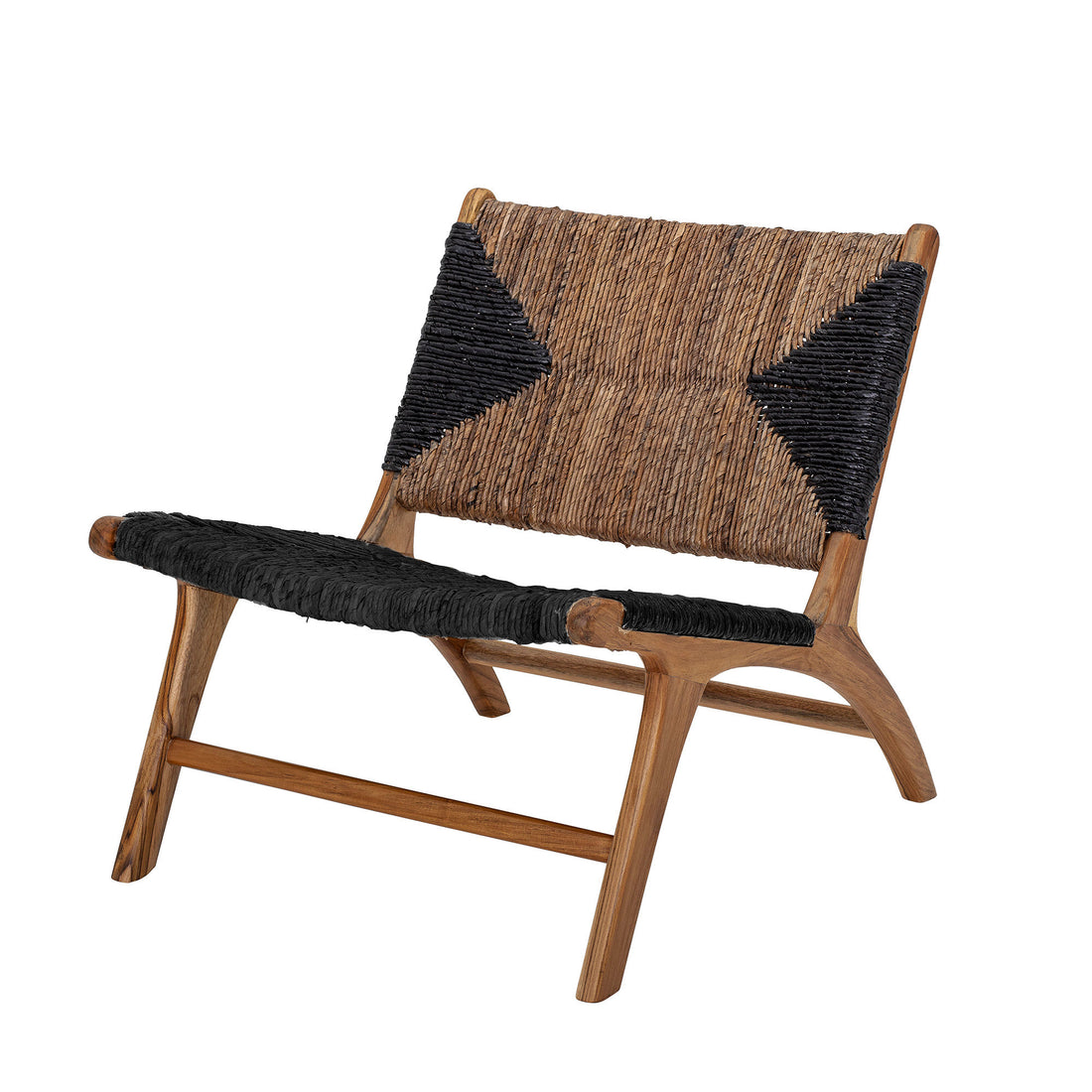 Creative Collection Grant Lounge Stol, Sort, Teak - Creative Collection - DesignGaragen.dk