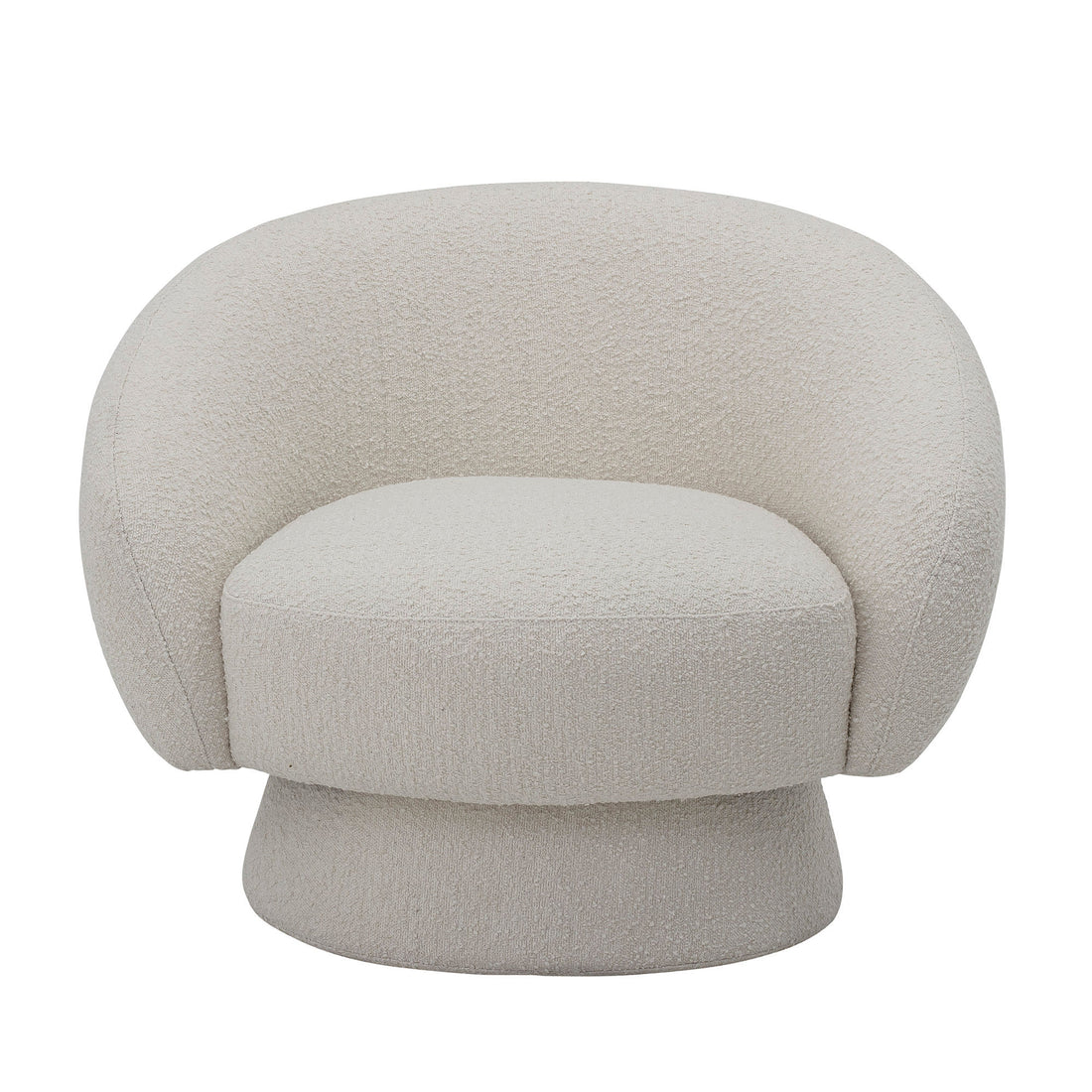 Bloomingville Ted Lounge Stol, Hvid, Polyester - Bloomingville - DesignGaragen.dk