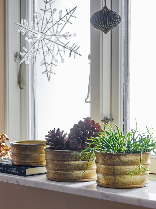 Bloomingville Lucilla Urtepotteskjuler, Guld, Metal - Bloomingville - DesignGaragen.dk