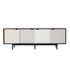Andersen Furniture S1 sideboard - L200xD50xH68 cm - sort med flerfarvede låger - DesignGaragen.dk.
