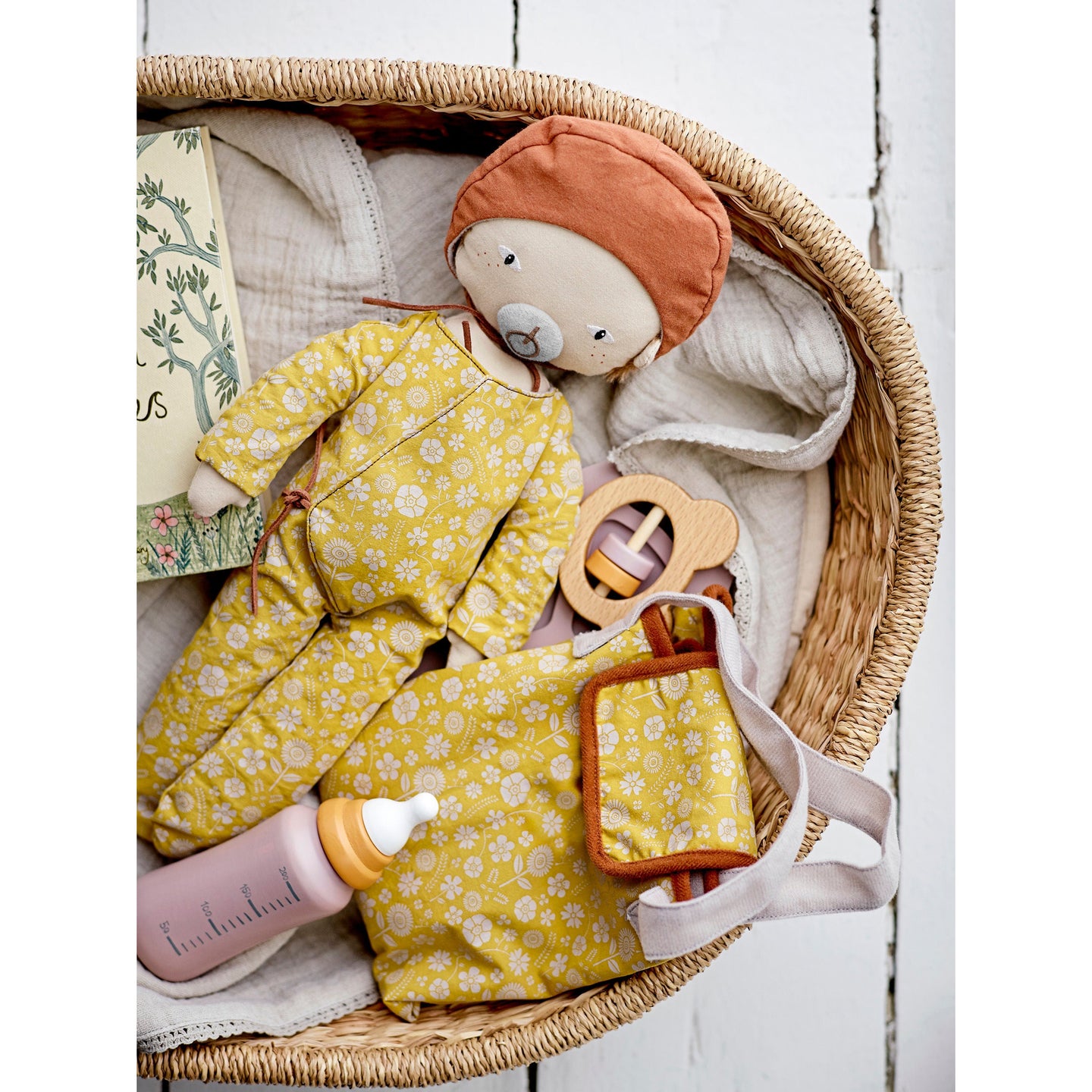 Bloomingville MINI Nalle Doll, Brun, Bomuld - Bloomingville MINI - DesignGaragen.dk