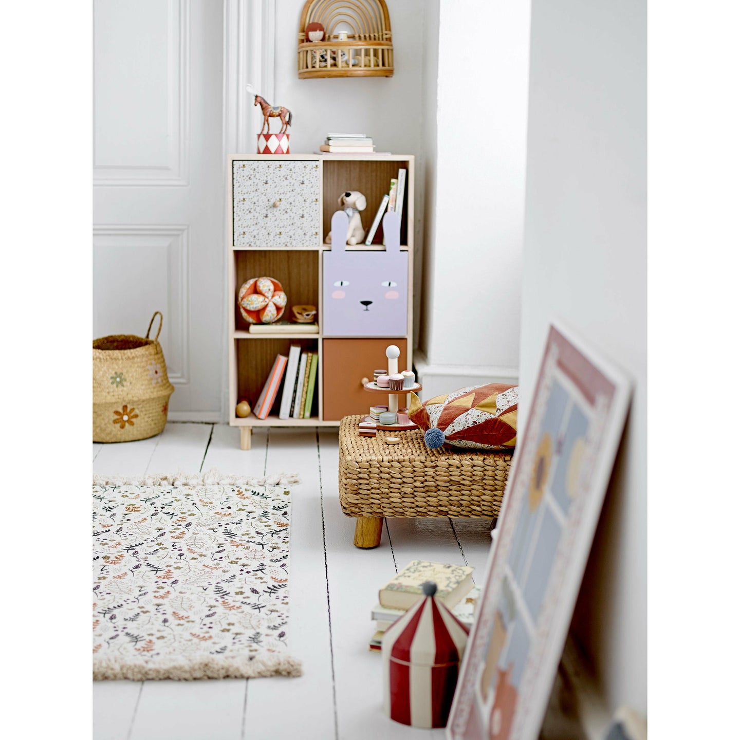 Bloomingville MINI Preet Hylde, Natur, Rattan - Bloomingville MINI - DesignGaragen.dk