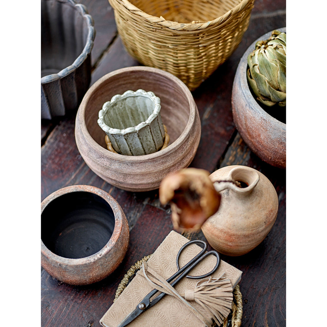 Bloomingville Thira Deco Flowerpot, Brun, Terrakotta - Bloomingville - DesignGaragen.dk