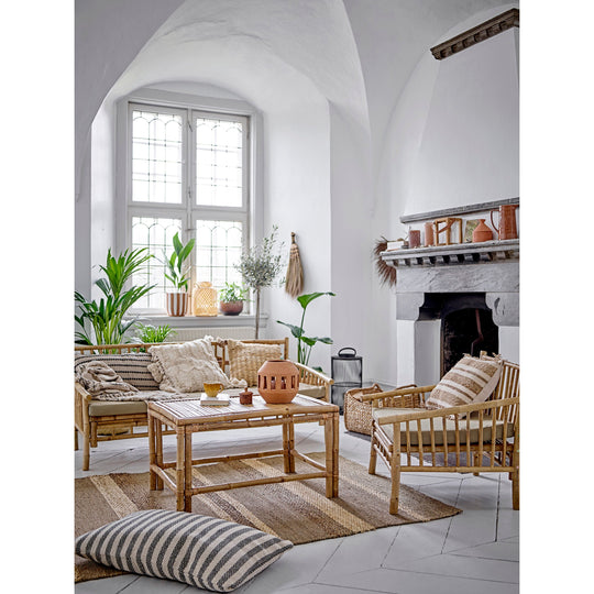 Bloomingville Felina Cushion, Natur, Jute - Bloomingville - DesignGaragen.dk