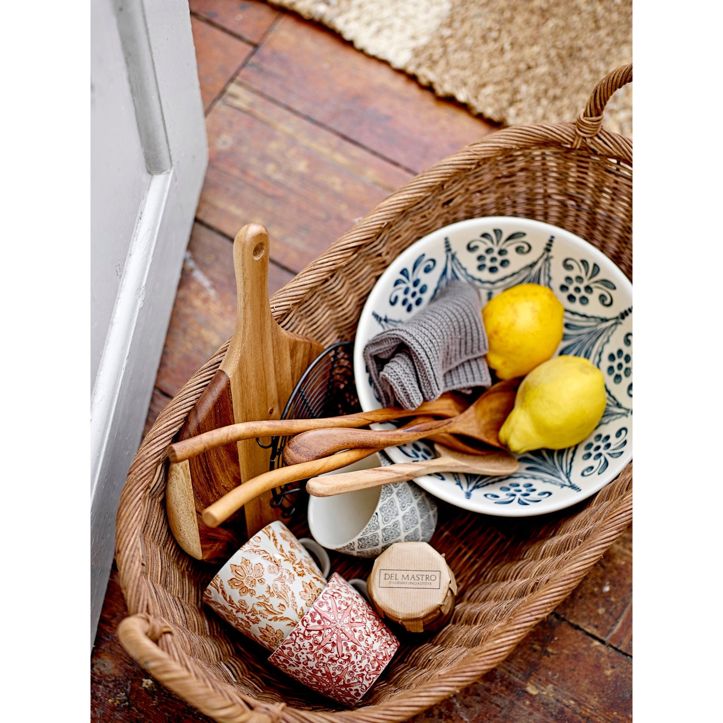 Bloomingville Heikki Bowl, Blå, Stentøj - Bloomingville - DesignGaragen.dk