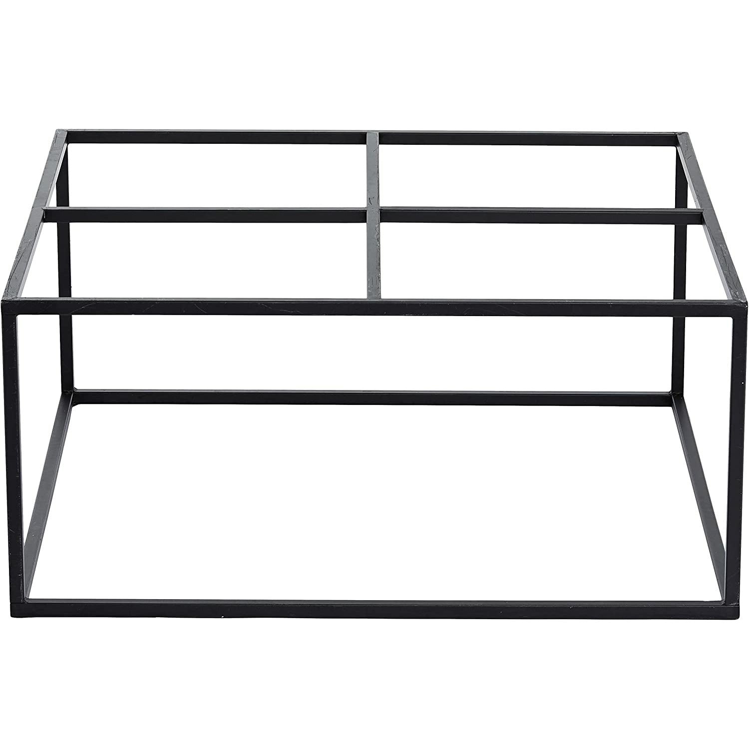 House Doctor Pöytäkehys, matta musta, 100x100 cm, h.: 45 cm