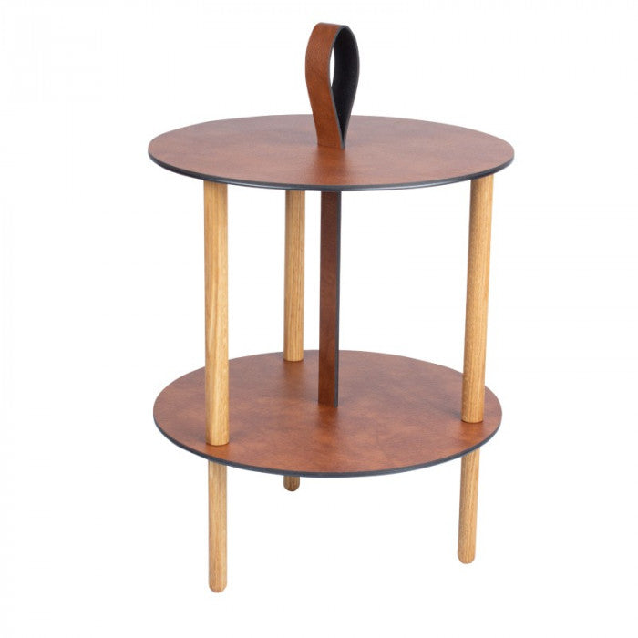 LINDDNA Strap Bord (Ø38 cm/Cognac) - LIND DNA - DesignGaragen.dk