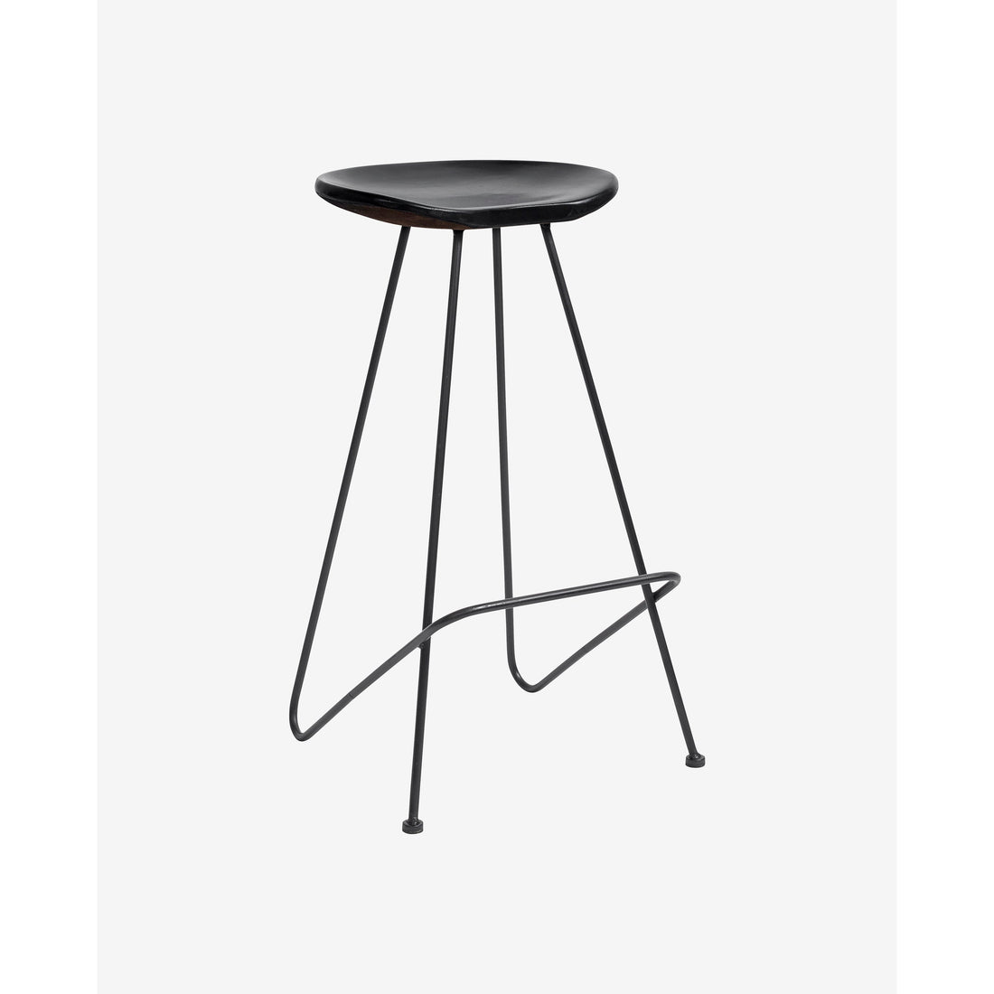 Barry Bar -jakkara Woodissa - H73 cm - musta