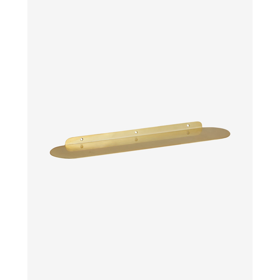 Fanoe -hylly raudassa - iso - l52 cm - kultapinta