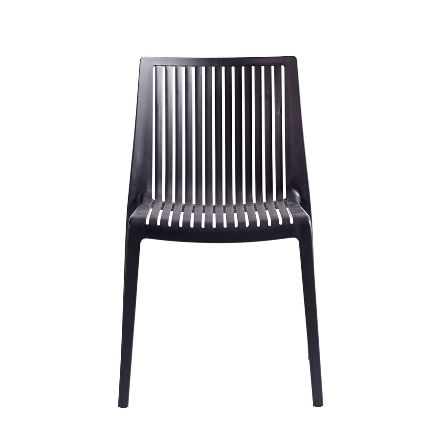 Muubs Spisebordsstol Cool - Antracit - Polypropylene - W: 54 H: 82 D: 56 cm - DesignGaragen.dk.