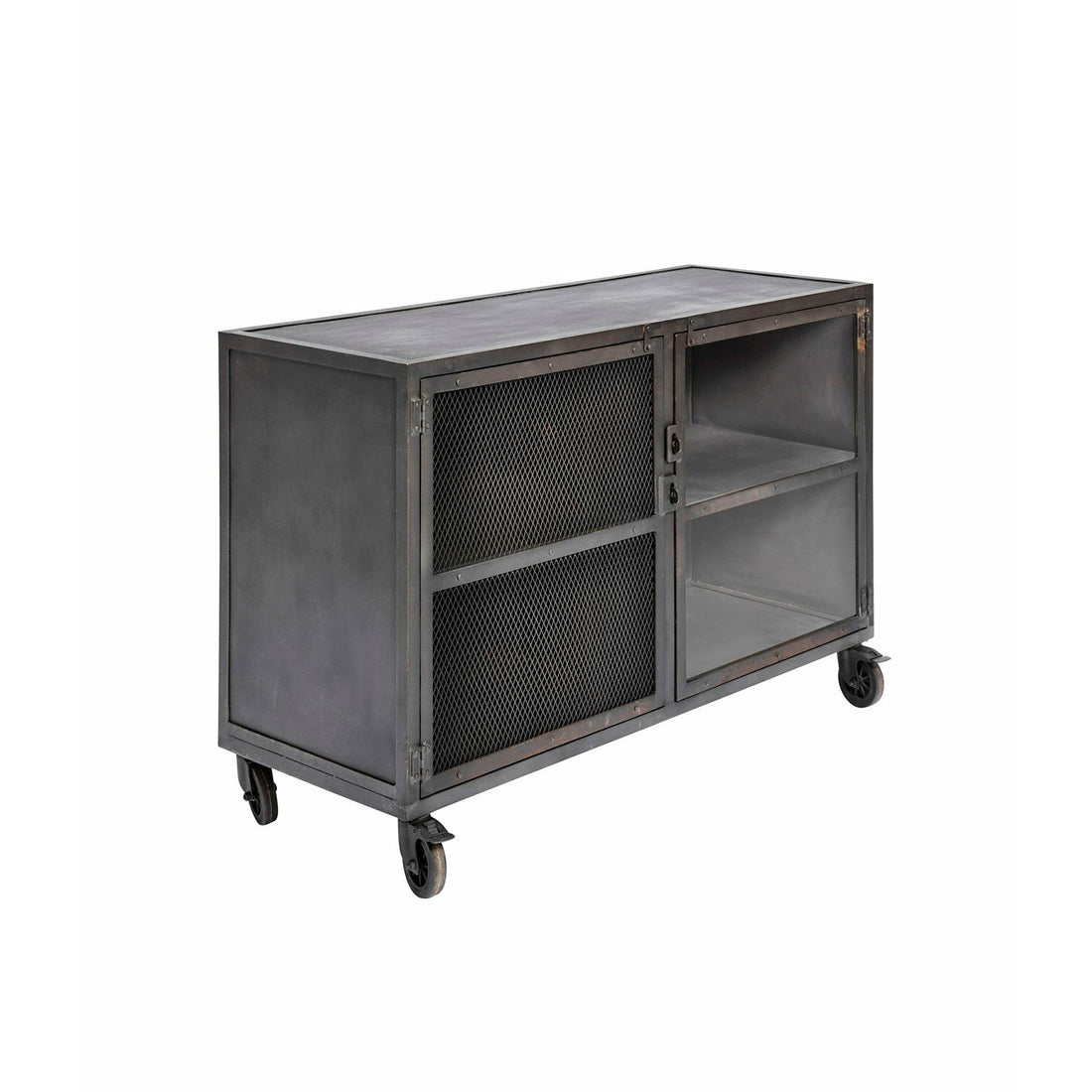 MUUBS - Barskab Bronx - Sort Jern - B120xD45xH80 cm - Muubs - DesignGaragen.dk